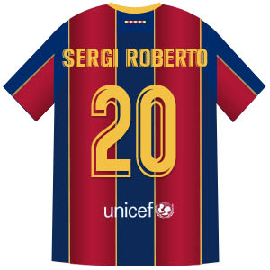 バルサ選手紹介 セルジ ロベルト Blaugrana